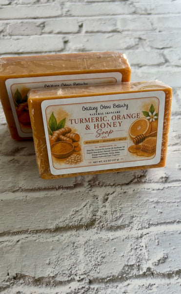 Turmeric, Orange, and Honey Soap