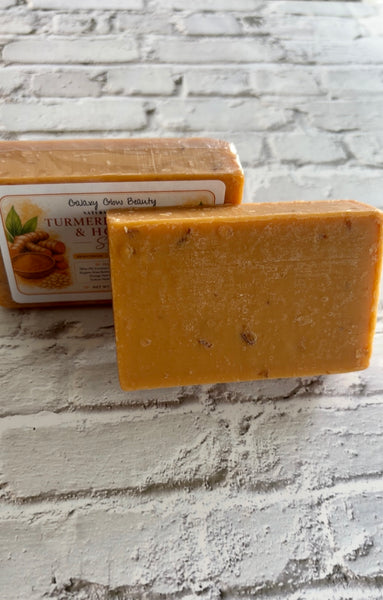 Turmeric, Orange, and Honey Soap